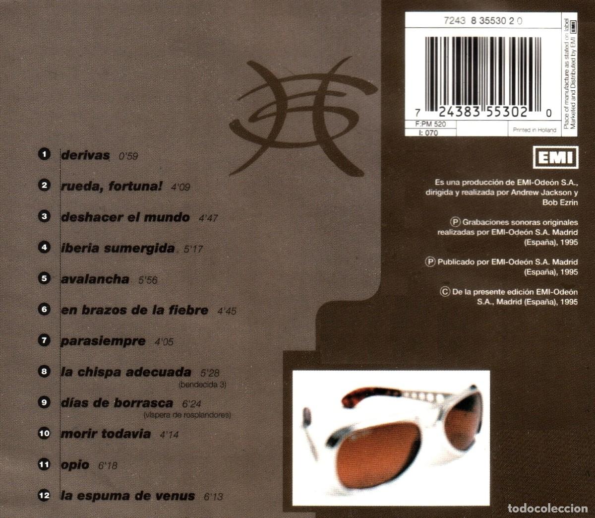 CDs de m&uacute;sica: HEROES DEL SILENCIO. AVALANCHA. CD. - Foto 2