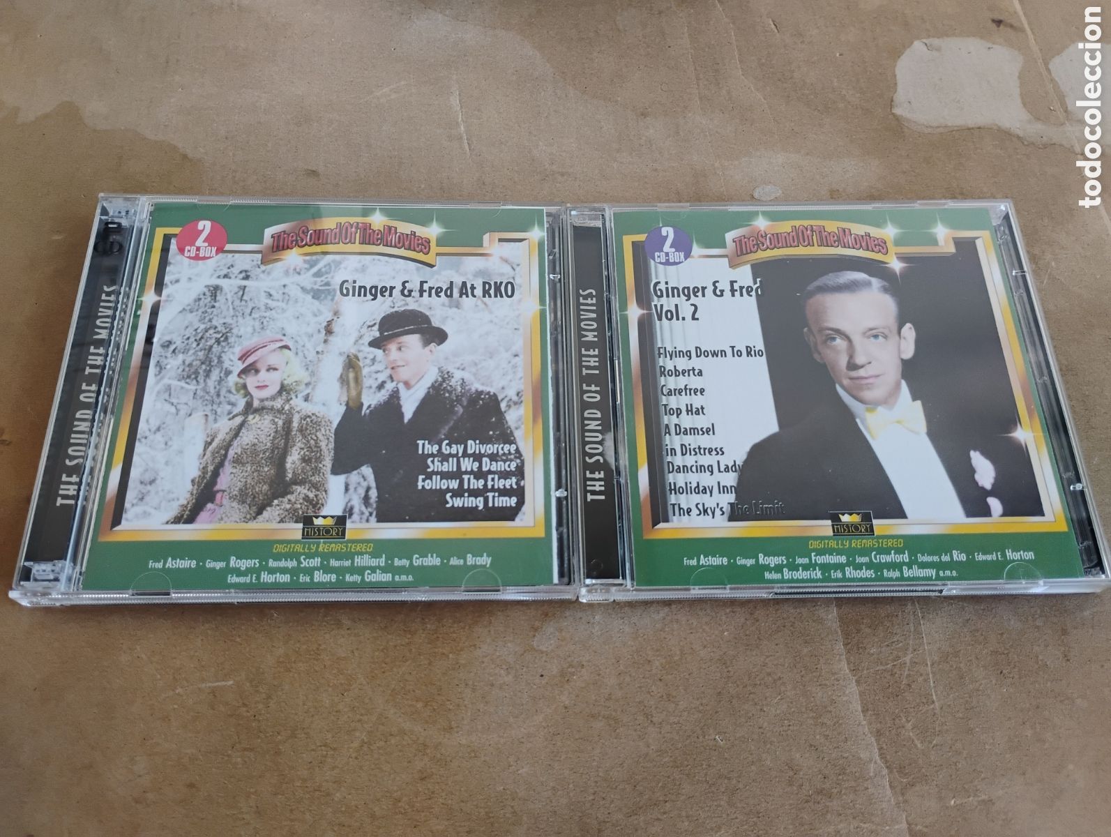 CDs de m&uacute;sica: Fred Astaire. Ginger & Fred at RKO. Ginger & Fred Vol. 2. 4 cds