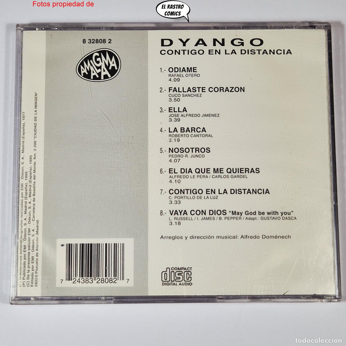 CDs de m&uacute;sica: Dyango, Contigo en la distancia, CD Amalgama, EMI 1995 - Foto 2