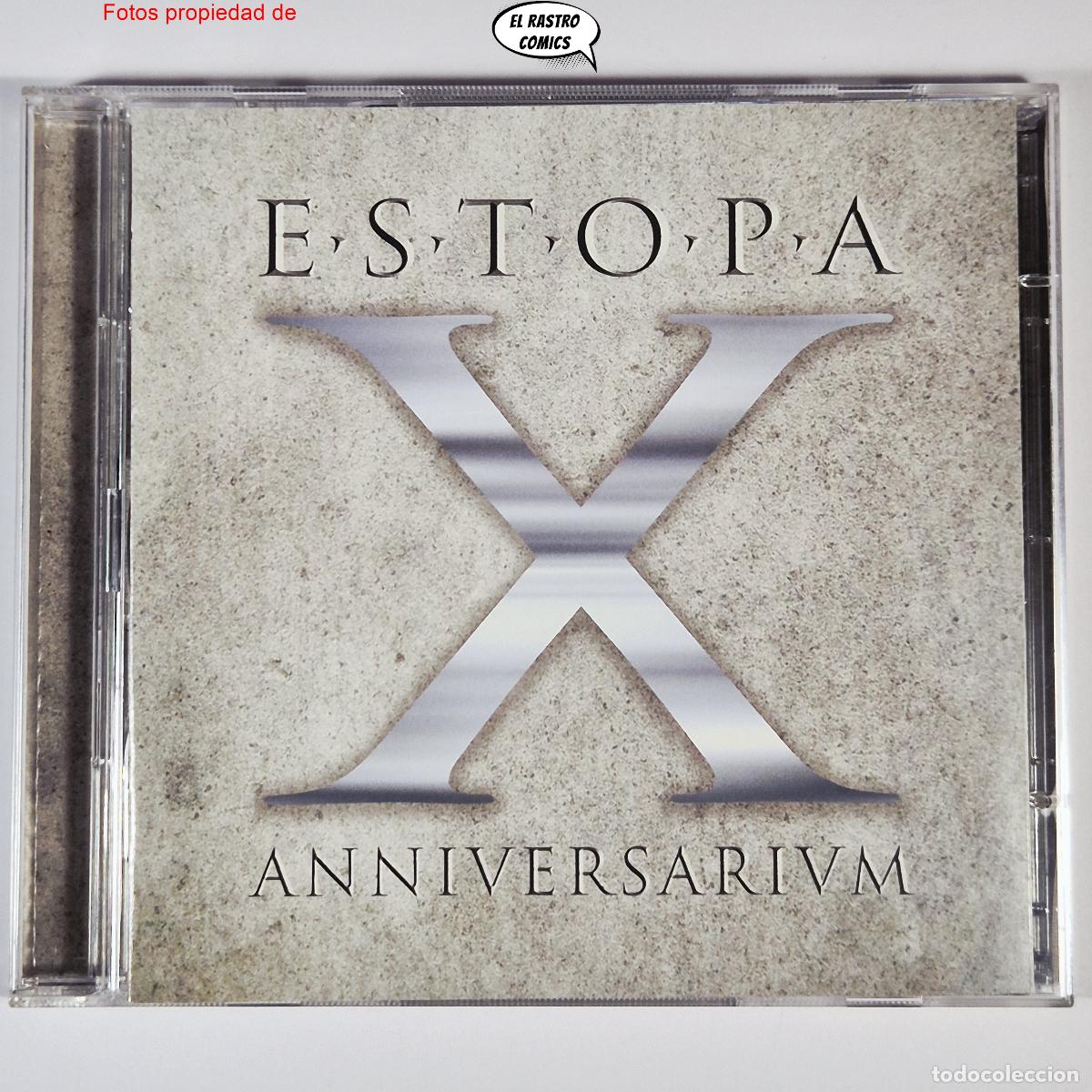 CDs de m&uacute;sica: Estopa, X Anniversarivm, Aniversarium, doble CD Sony 2009, excelente estado