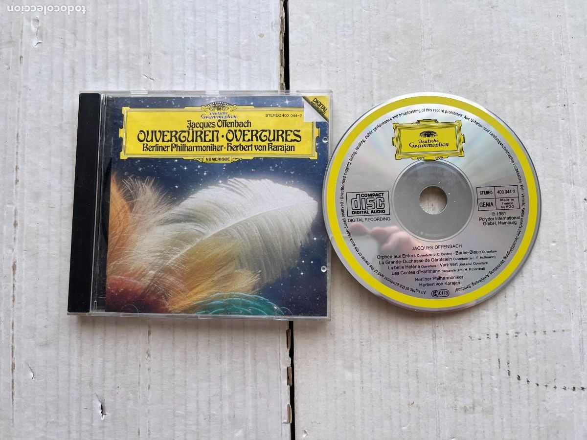 CDs de m&uacute;sica: OFFENBACH OURVERTURES BERLIN KARAJAN DEUTSCHE GRAMMOPHON - CDS CD MUSICA KREATEN