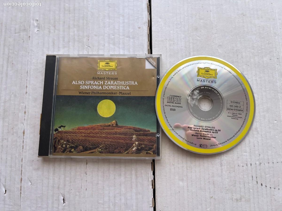 CDs de m&uacute;sica: R STRAUSS ALSO SPRACH ZARATHUSTRA MAAZEL DEUTSCHE GRAMMOPHON - CDS CD MUSICA KREATEN