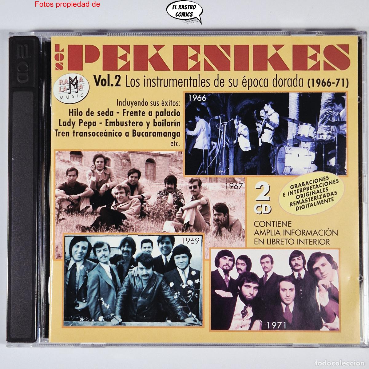 CDs de m&uacute;sica: Los Pekenikes Vol 2, Los instrumentales de su &eacute;poca dorada (1966-71), 2 CD Rama Lama 2000, Pop Rock