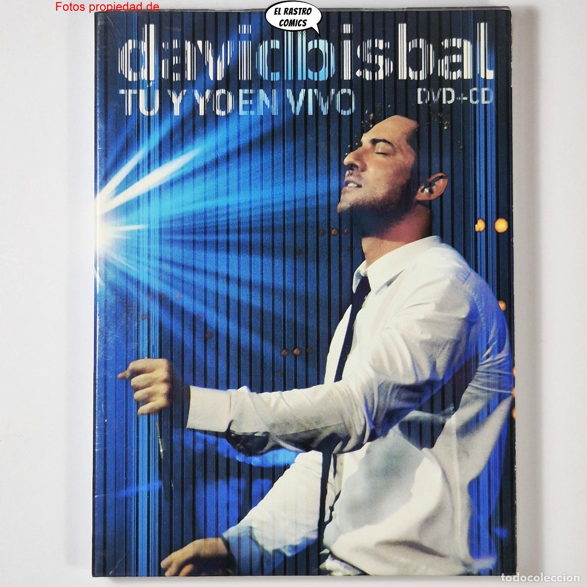 CDs de m&uacute;sica: David Bisbal, Tu y Yo en Vivo, doble, CD + DVD Universal 2015, excelente estado