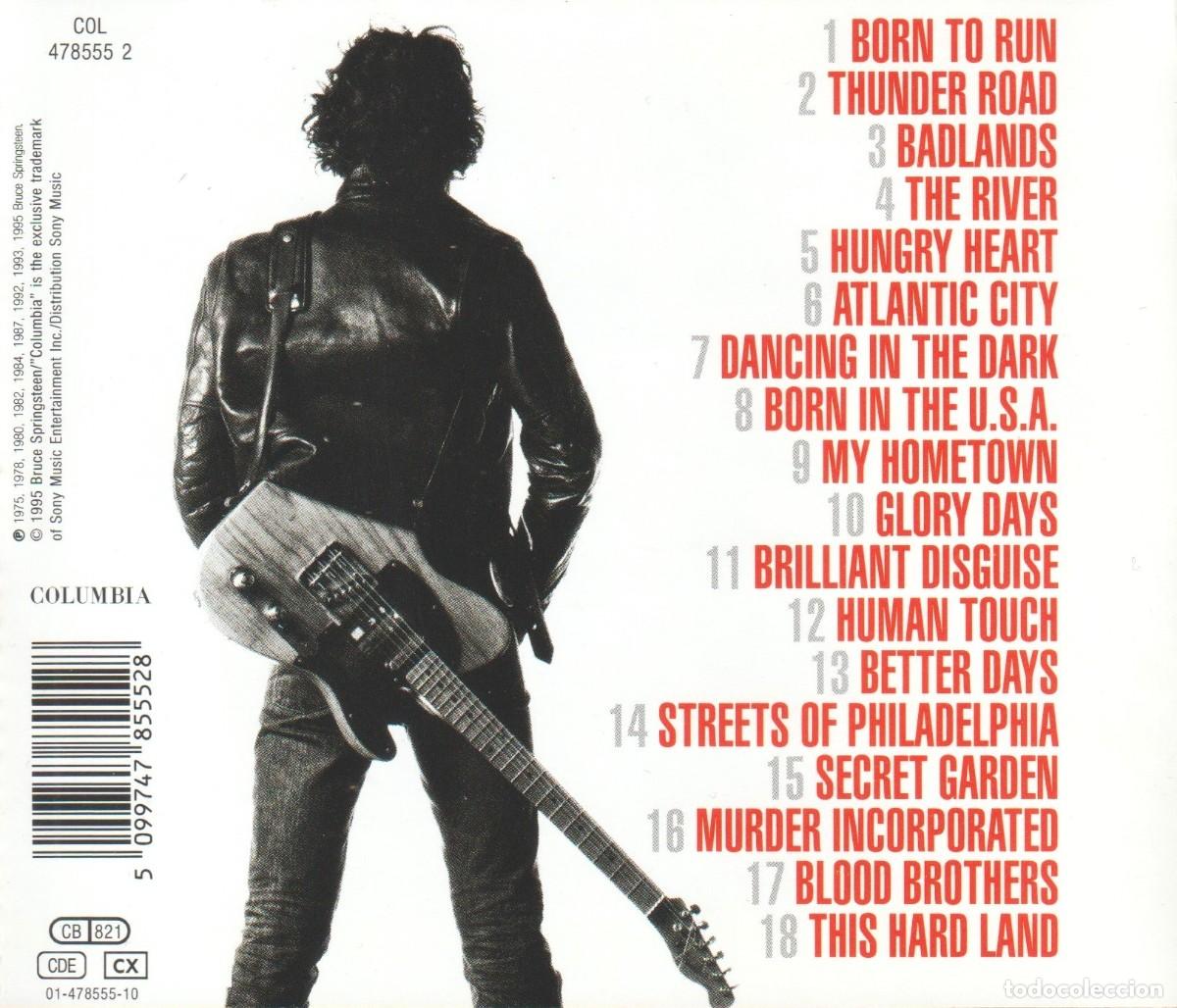CDs de m&uacute;sica: BRUCE SPRINGSTEEN. GREATEST HITS. RECOPILATORIO. CD. - Foto 2