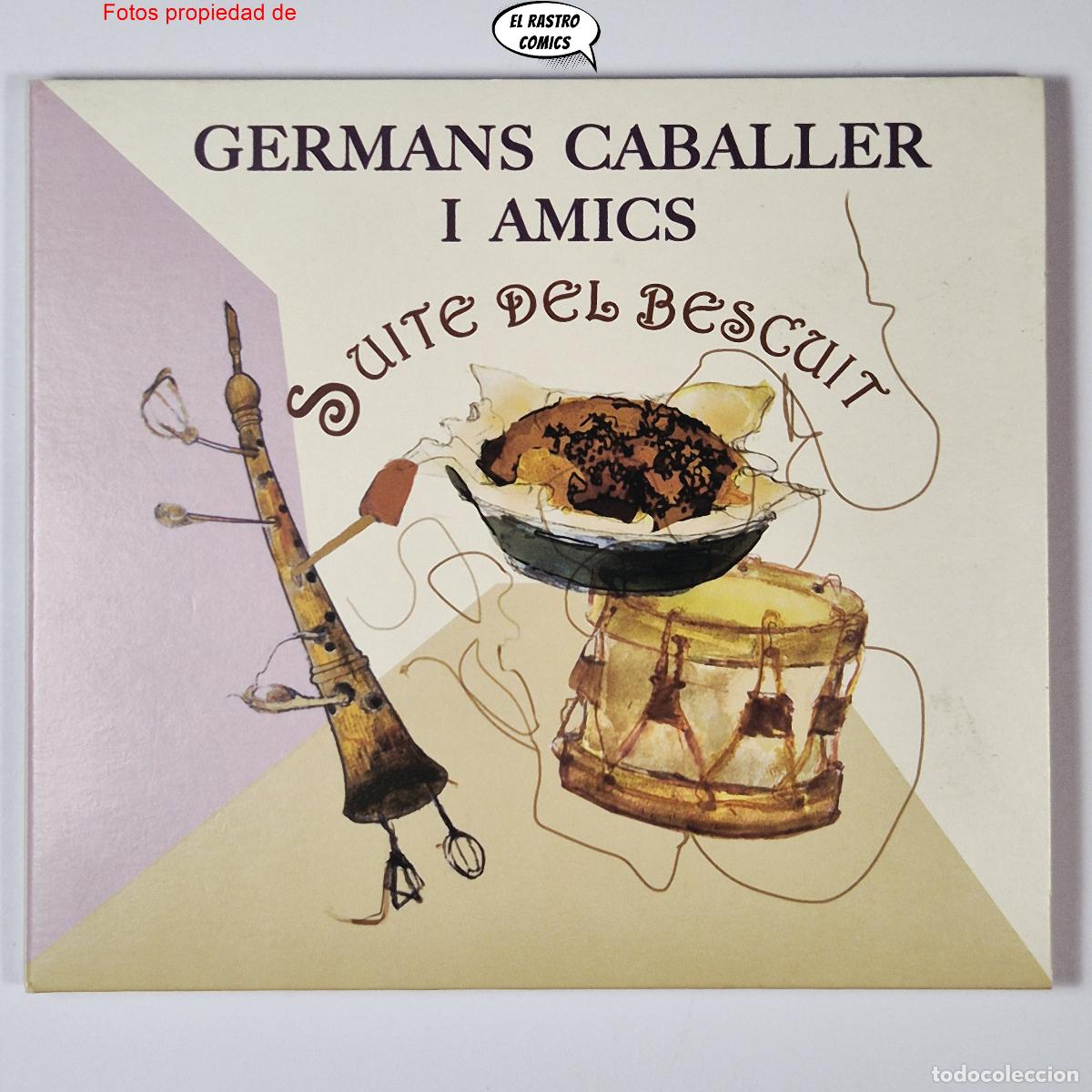 CDs de m&uacute;sica: Germans Caballer i Amics, Suite del Bescuit, David Reig, CD Audioart 2021 Valenci&agrave;, excelente estado