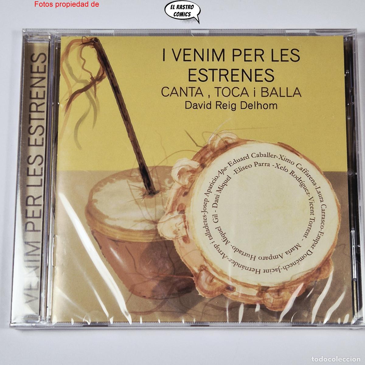 CDs de m&uacute;sica: David Reig Delhom, I Venim per les Estrenes, Canta, Toca i Balla, CD precintado, Valenci&agrave;, Nadal