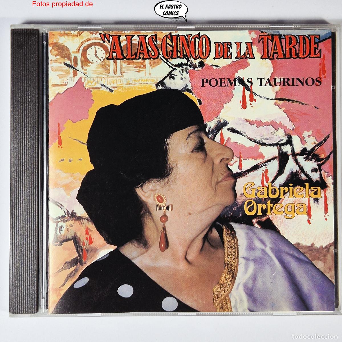 CDs de m&uacute;sica: Gabriela Ortega, Vol 1, A las cinco de la tarde, Poemas taurinos, CD La Voz del Sur 1994
