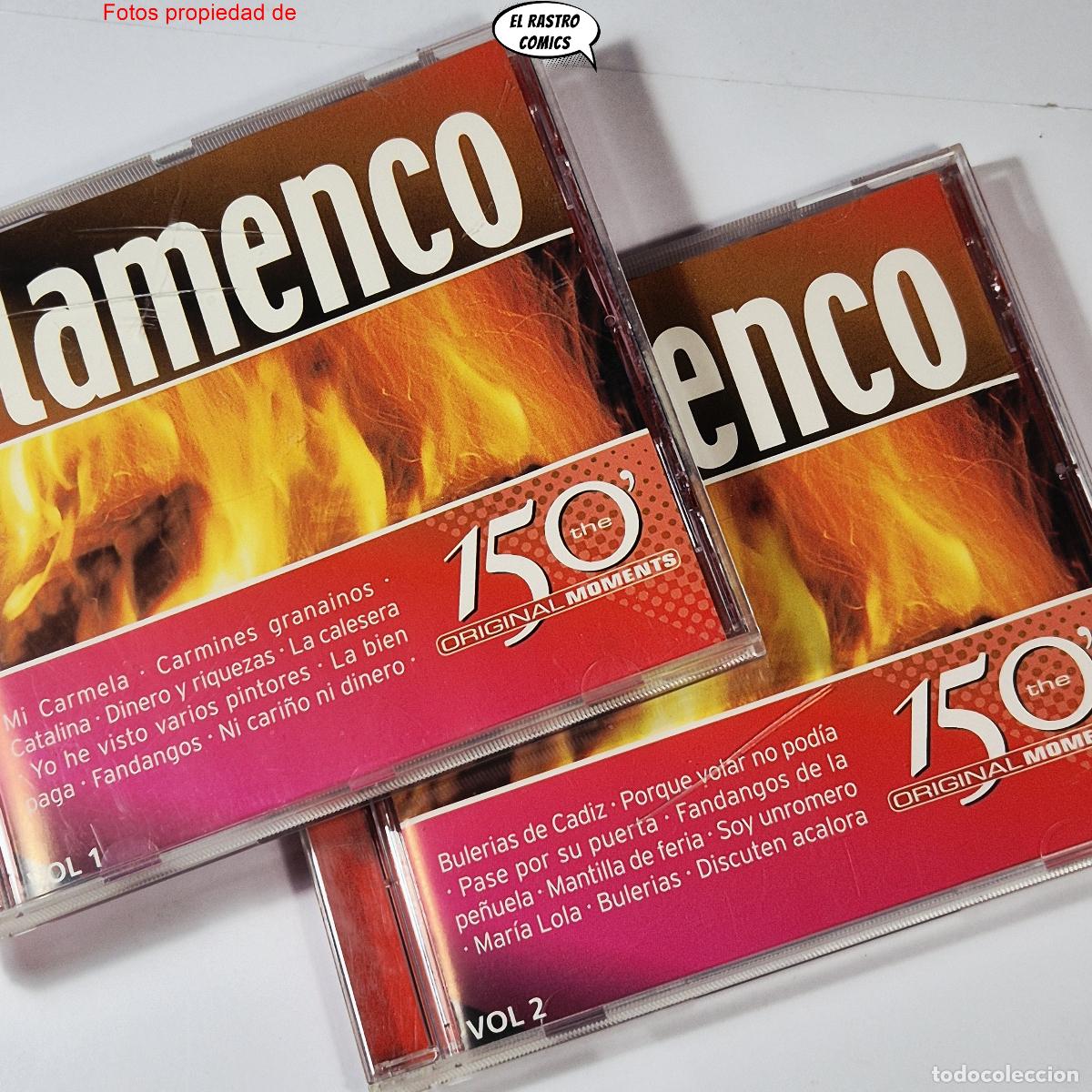 CDs de m&uacute;sica: Flamenco Vol 1 + Vol 2, 2 CD, 50 Temas, Lola Flores, Farina, Pe&ntilde;uela, Valderrama, Turronero..exc est