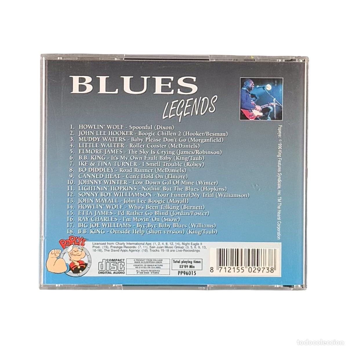 CDs de m&uacute;sica: CD. Varios. Blues Legends (VG+/VG+) - Foto 2