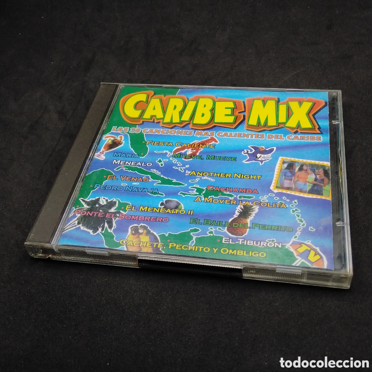 CDs de m&uacute;sica: CARIBE MIX - VARIOS - CD DOBLE - 1996 - DISCOS VERIFICADOS