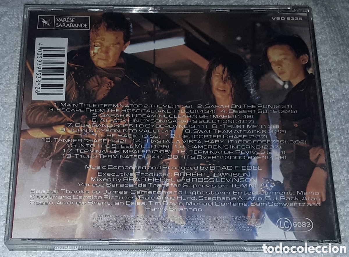 CDs de m&uacute;sica: CD - BRAD FIEDEL - TERMINATOR 2 - JUDGMENT DAY - Foto 2