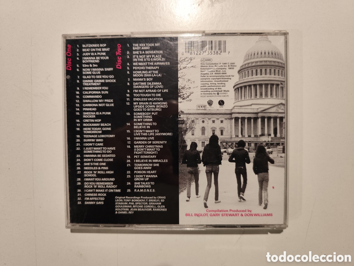 CDs de m&uacute;sica: Ramones Anthology. 2CD. Como Nuevo - Foto 2