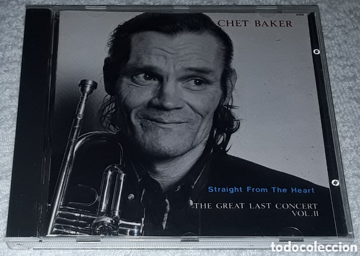 CDs de m&uacute;sica: CD - CHET BAKER - STRAIGHT FROM THE HEART - THE GREAT LAST CONCERT VOL. II