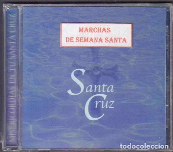 CDs de m&uacute;sica: SANTA CRUZ - MARCHAS DE SEMANA SANTA / BANDA CORNETAS Y TAMBORES (CADIZ) / CD ALBUM RF-14676