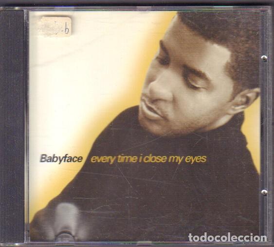 CDs de m&uacute;sica: BABYFACE - EVERY TIME I CLOSE MY EYES / RADIO EDIT, ALBUM VERSION.../ CD ALBUM 1996 RF-14691