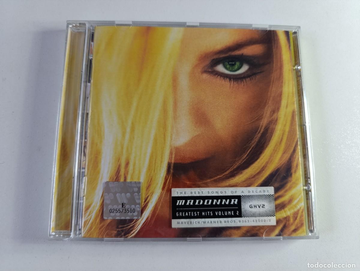 CDs de m&uacute;sica: MADONNA 'GHV2 (Greatest Hits Volume 2)' CD recopilatorio 2001 Ray of light Bedtime Story Music Eroti