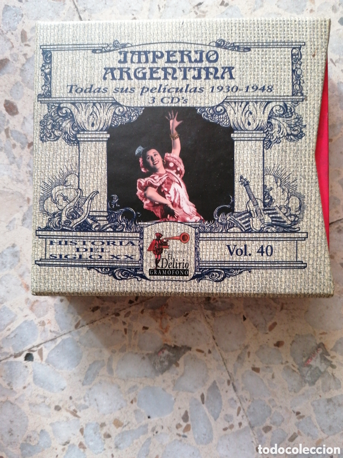 CDs de m&uacute;sica: CAJA 3 CD IMPERIO ARGENTINA PELICULAS 1930-1948 LIBRETO