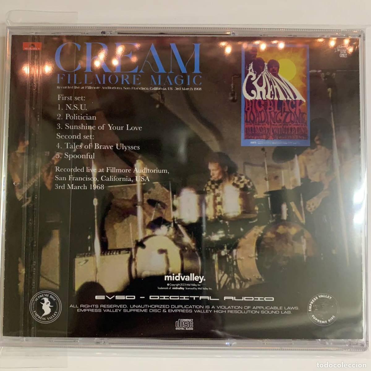 CDs de m&uacute;sica: CREAM - WINTERLAND MAGIC - LIVE 1968 CD+PROMO CDR EMPRESS VALLEY