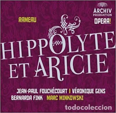 CDs de m&uacute;sica: Hippolite et Aricie. Rameau. 3 CD