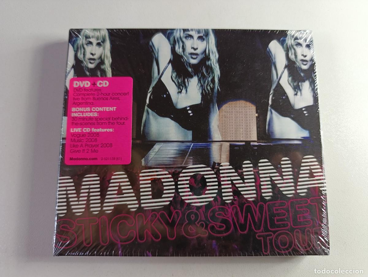 CDs de m&uacute;sica: MADONNA 'Sticky & Sweet Tour' CD + DVD 2010 NUEVO Precintado en directo concierto live