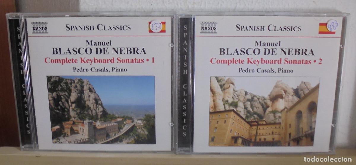 CDs de m&uacute;sica: Manuel Blasco de Nebra. Complete keyboard sonatas 1 y 2. Pedro Casals, piano. Naxos 2009 -- 2 CD 's