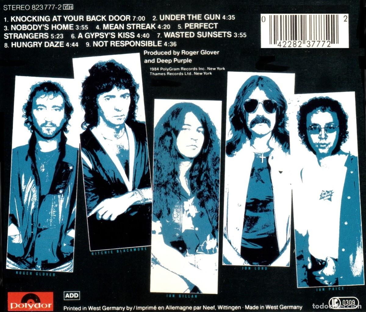 CDs de m&uacute;sica: DEEP PURPLE. PERFECT STRANGERS. CD. - Foto 2
