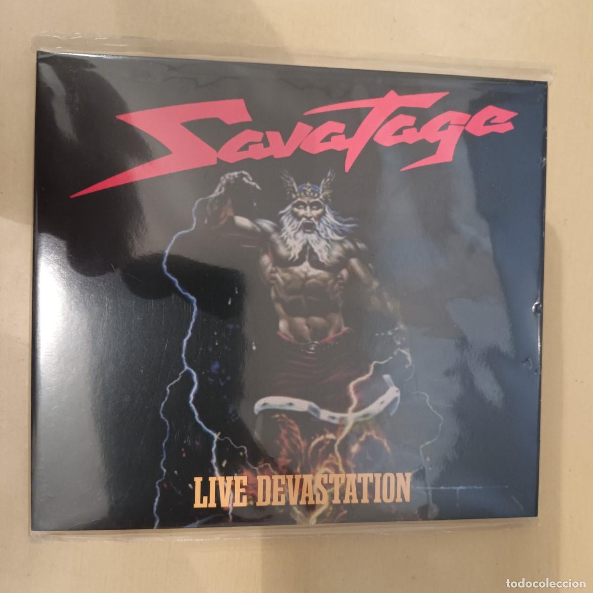 CDs de m&uacute;sica: Savatage , Live Devastation , CD No Oficial. Estado impecable. Heavy Metal