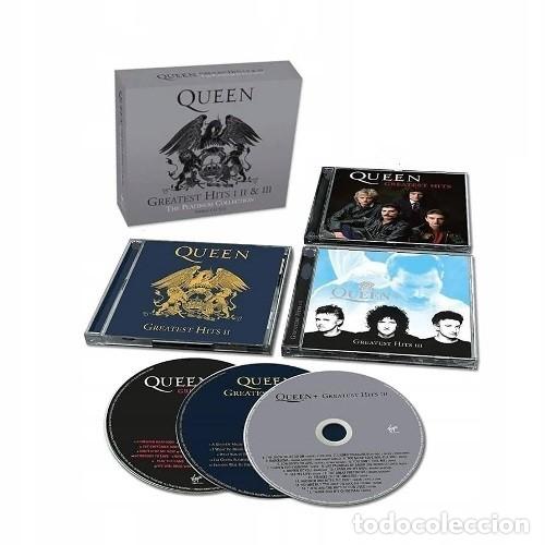 CDs de m&uacute;sica: [3 CDS SET BOX]. QUEEN. GREATEST HITS [I+II+III]. THE DEFINITIVE PLATINUM COLLECTION.
