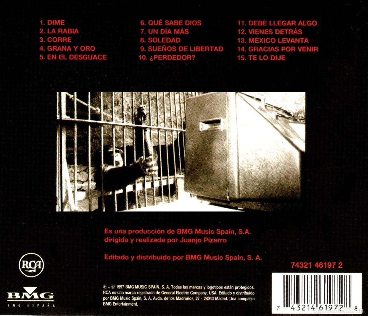 CDs de m&uacute;sica: REINCIDENTES. TE LO DIJE. CD. - Foto 2