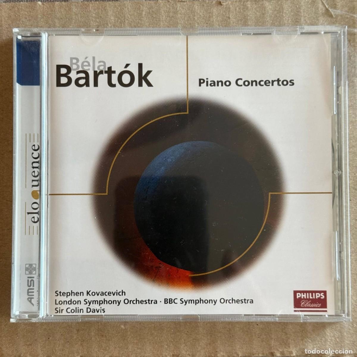 CDs de m&uacute;sica: Bela Bartok &rdquo;Pian Concertos&rdquo; CD - Foto 1