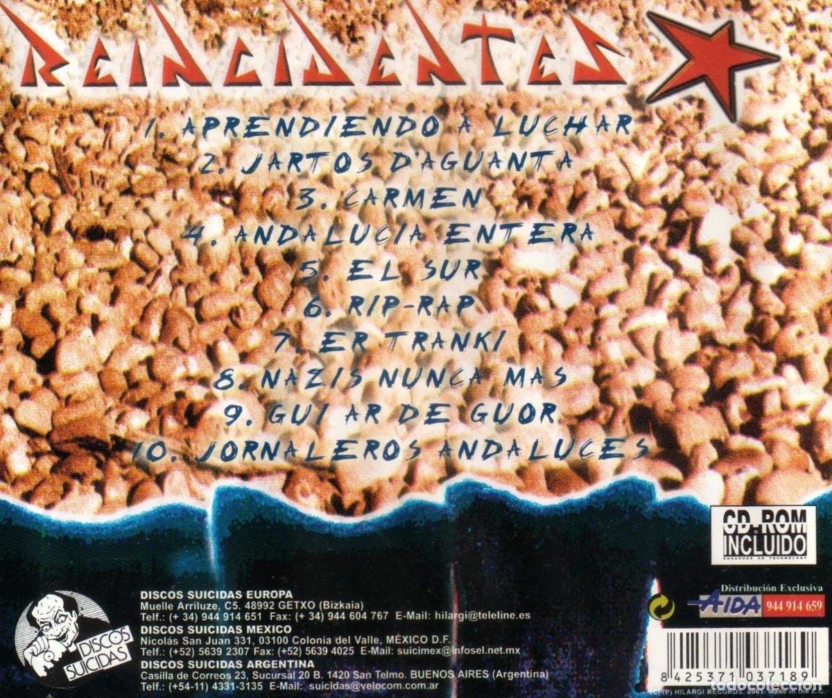 CDs de m&uacute;sica: REINCIDENTES. TRATANDO DE SOBREVIVIR. CD. - Foto 2