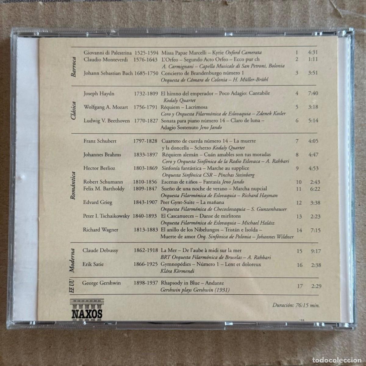 CDs de m&uacute;sica: Lote Cl&aacute;sica variado 3CD - Foto 8