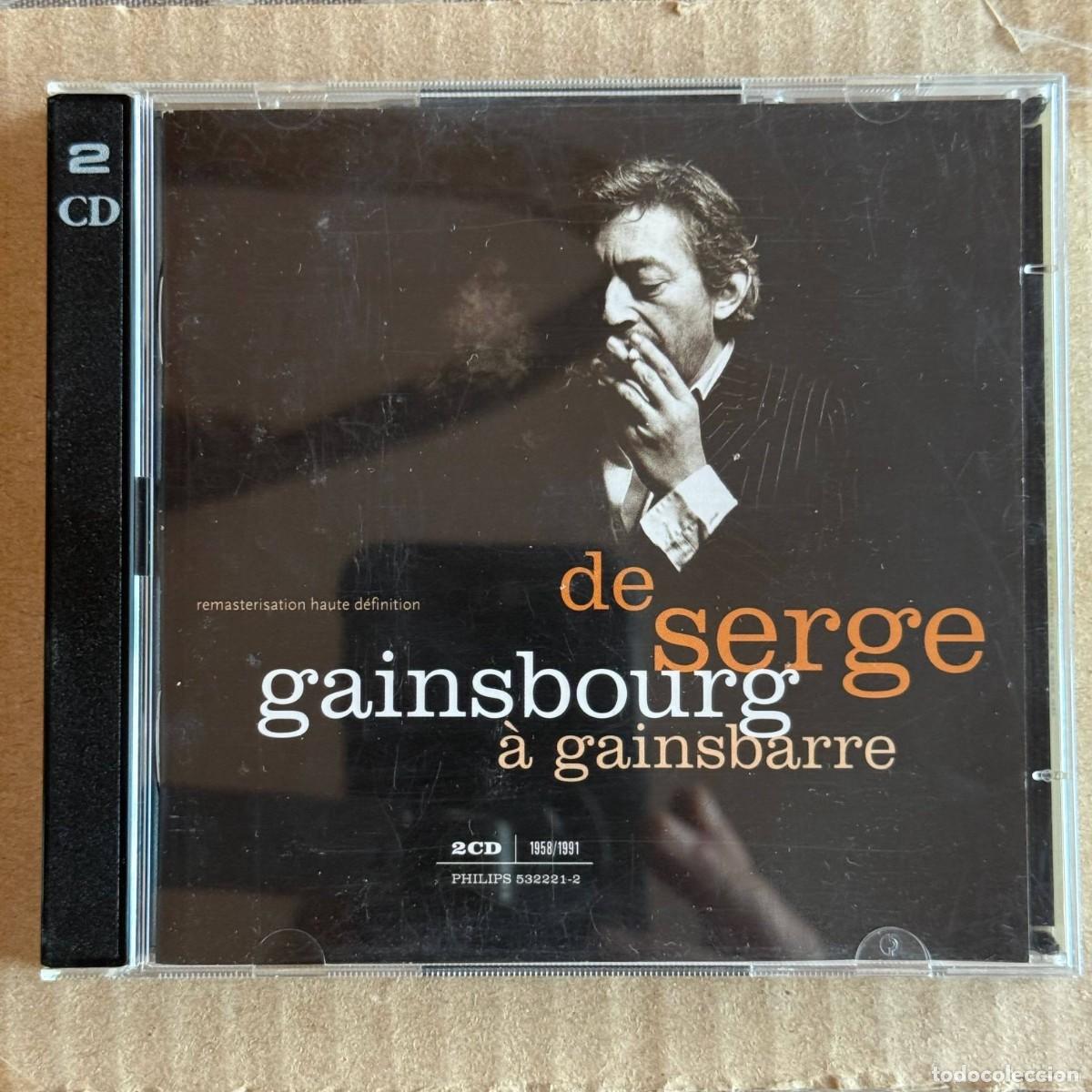 CDs de m&uacute;sica: Serge Gainsbourg &rdquo;A Gainsbarre&rdquo; 2CD