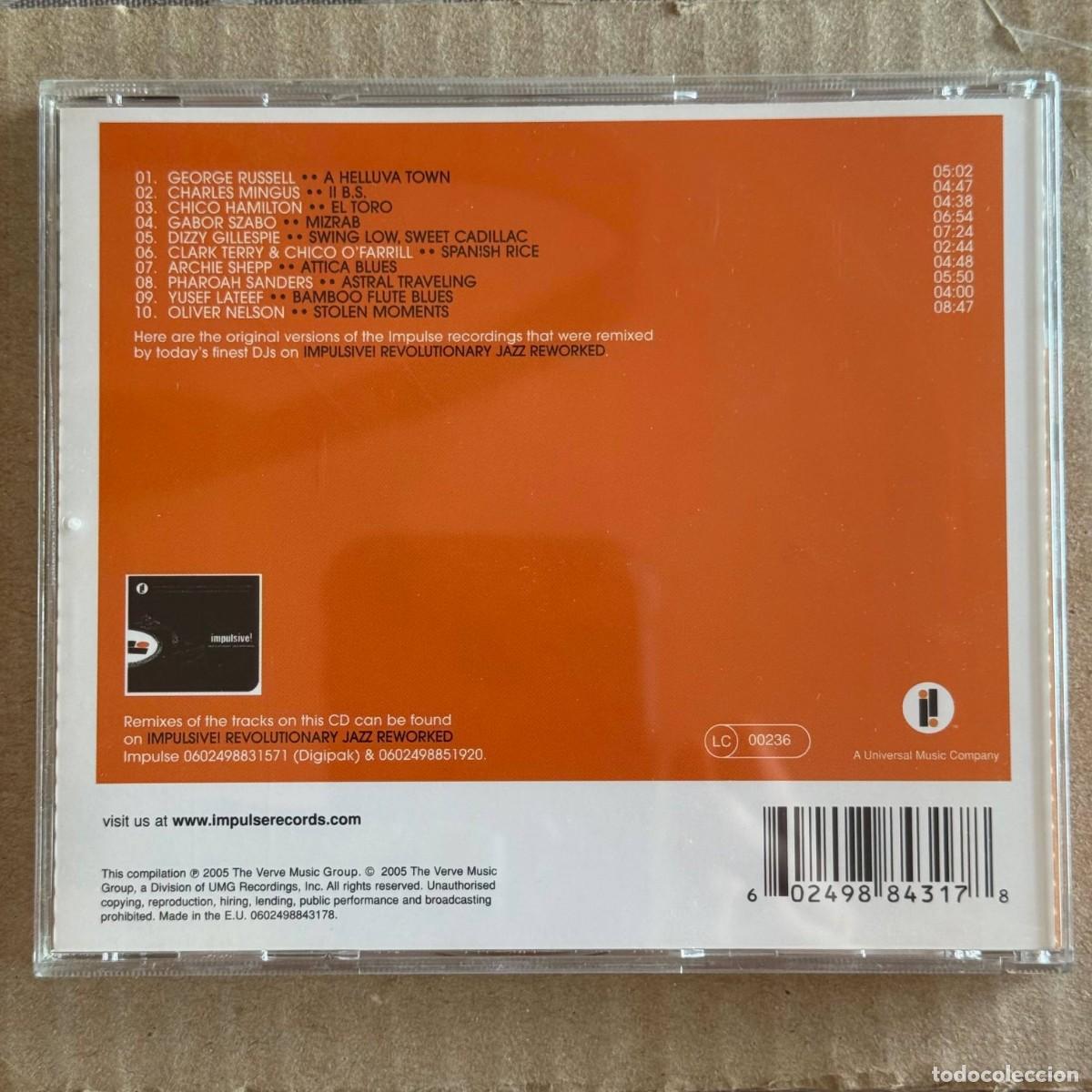 CDs de m&uacute;sica: VVAA Impulse &rdquo;Impulsive. Unmixed&rdquo; CD - Foto 2