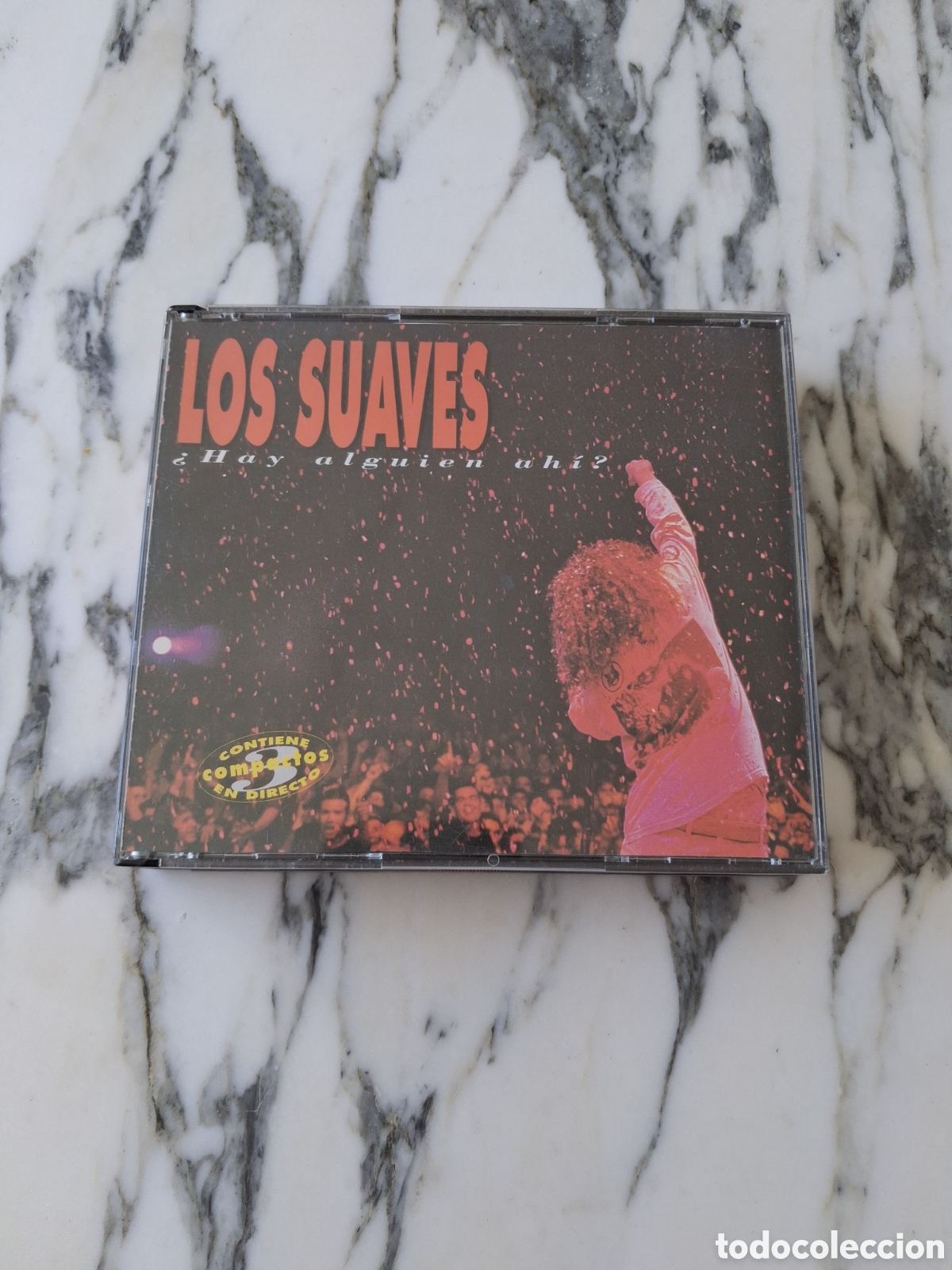 CDs de m&uacute;sica: LOS SUAVES - &iquest;HAY ALGUIEN AH&Iacute;? - 3 CD EN DIRECTO - POLYDOR - 1995