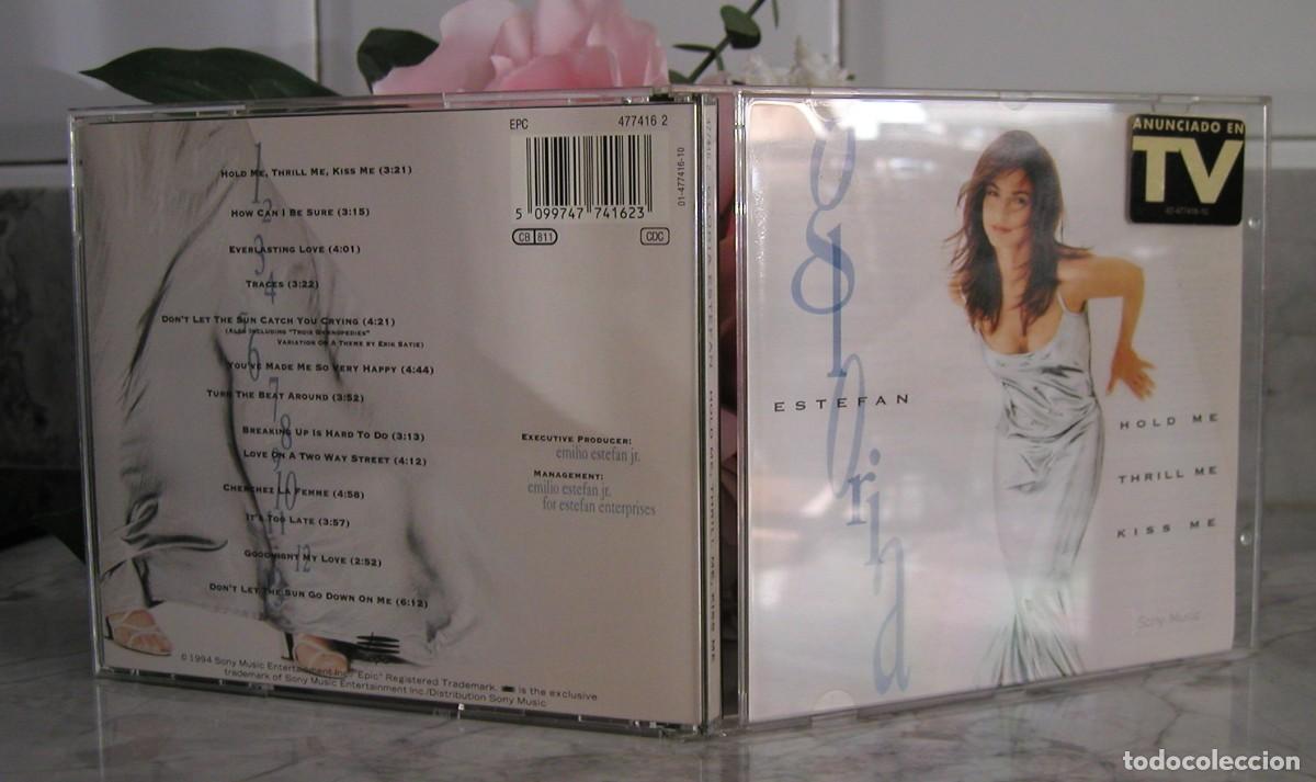 CDs de m&uacute;sica: CD original Gloria Estefan Hold me Thrill me Kiss me a&ntilde;o 1994 Sony Music