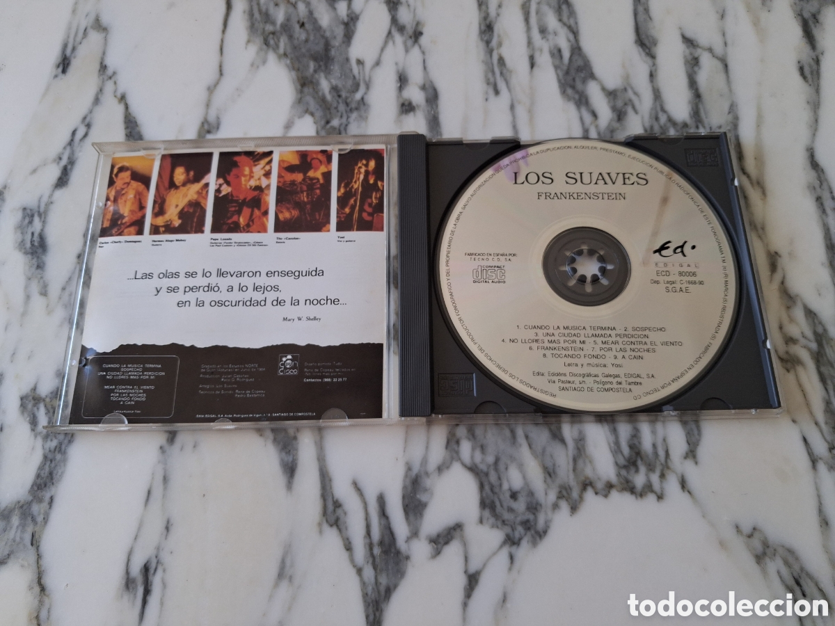 CDs de m&uacute;sica: LOS SUAVES - FRANKENSTEIN - CD - 1984 - Foto 2