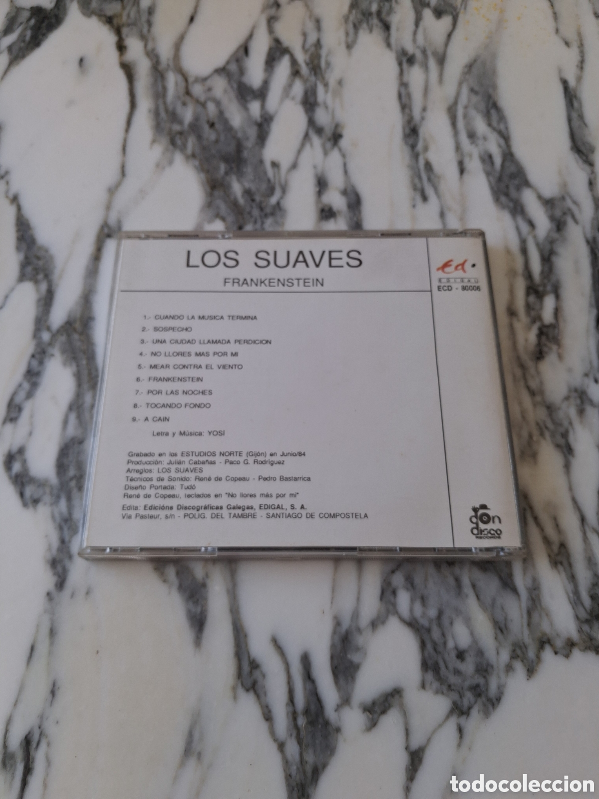 CDs de m&uacute;sica: LOS SUAVES - FRANKENSTEIN - CD - 1984 - Foto 3