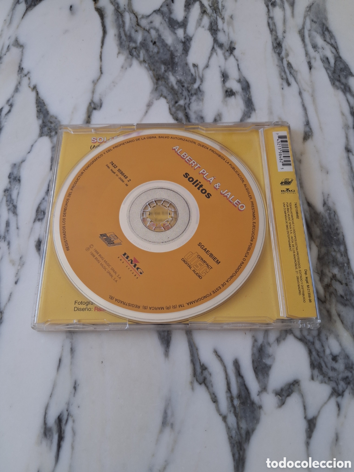 CDs de m&uacute;sica: ALBERT PL&Aacute; & JALEO - SOLITOS - CD - 1998 - Foto 3