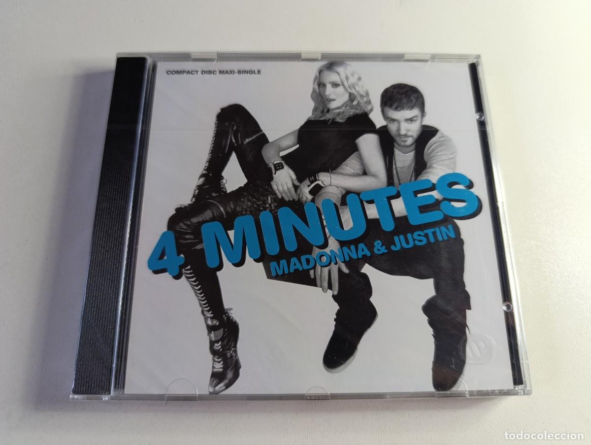 CDs de m&uacute;sica: MADONNA '4 Minutes' CD MAXI Single 2008 NUEVO Precintado Justin Timberlake Hard Candy