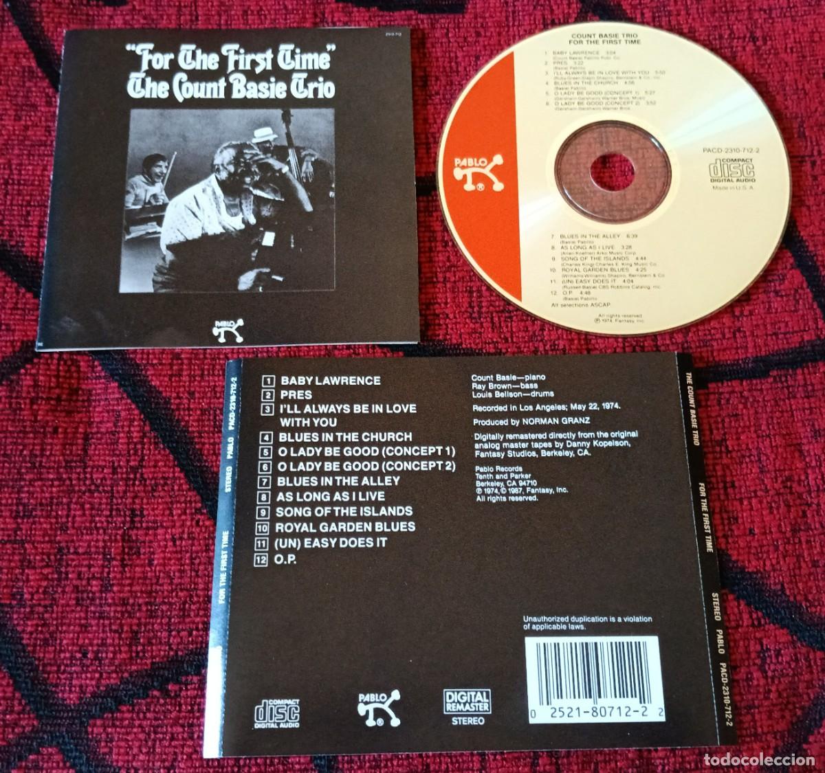 CDs de m&uacute;sica: THE COUNT BASIE TRIO ** For The First Time ** CD 1987 USA