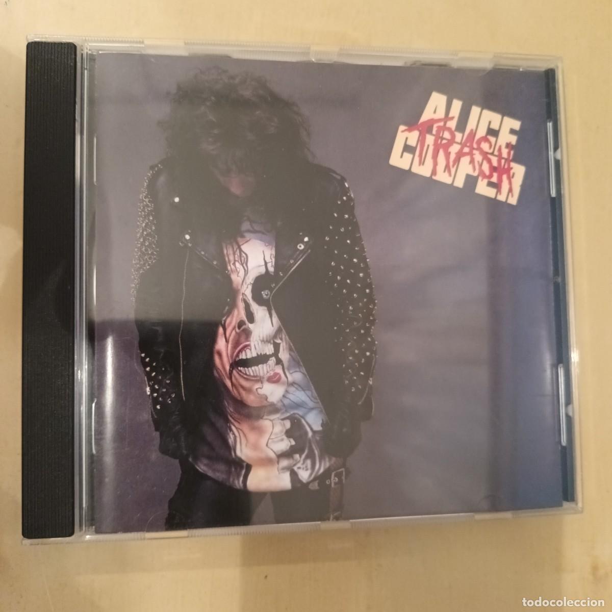 CDs de m&uacute;sica: Alice Cooper , Trash , CD 1989 , Impecable . Hard Rock