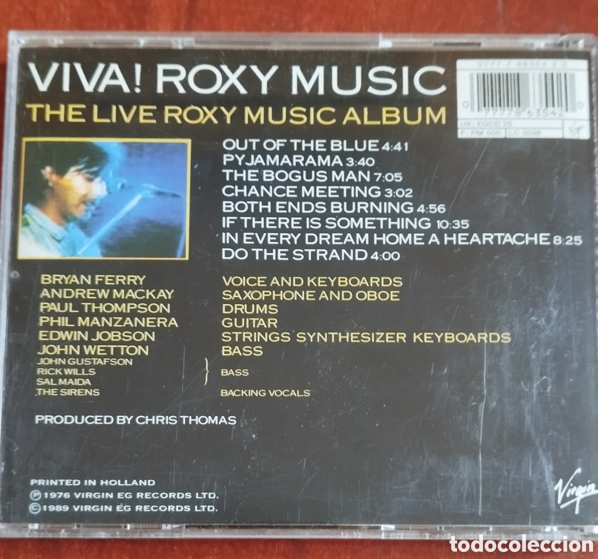 CDs de m&uacute;sica: Roxy Music - Viva! Roxy Music - CD - Foto 2