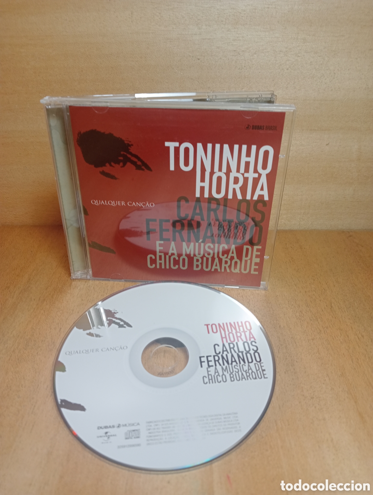 CDs de m&uacute;sica: Toninho Horta. Carlos Fernando. E a m&uacute;sica de Chico Buarque. Cualquier Cancao.
