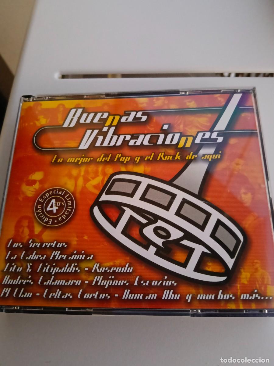 CDs de m&uacute;sica: RAR 4 CD'S. BUENAS VIBRACIONES. ROSENDO, CELTAS CORTOS, SINIESTRO TOTAL