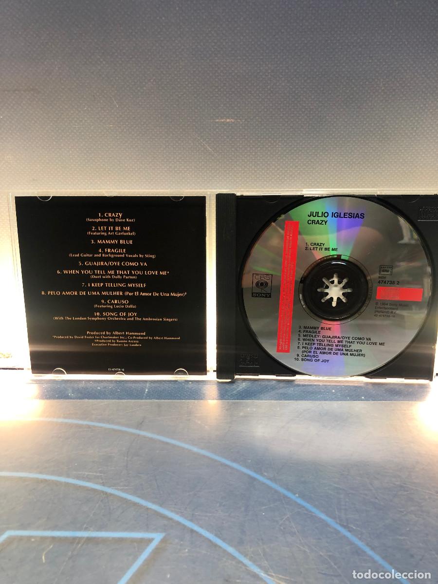 CDs de m&uacute;sica: Cd, Julio Iglesias, Crazy - Foto 4
