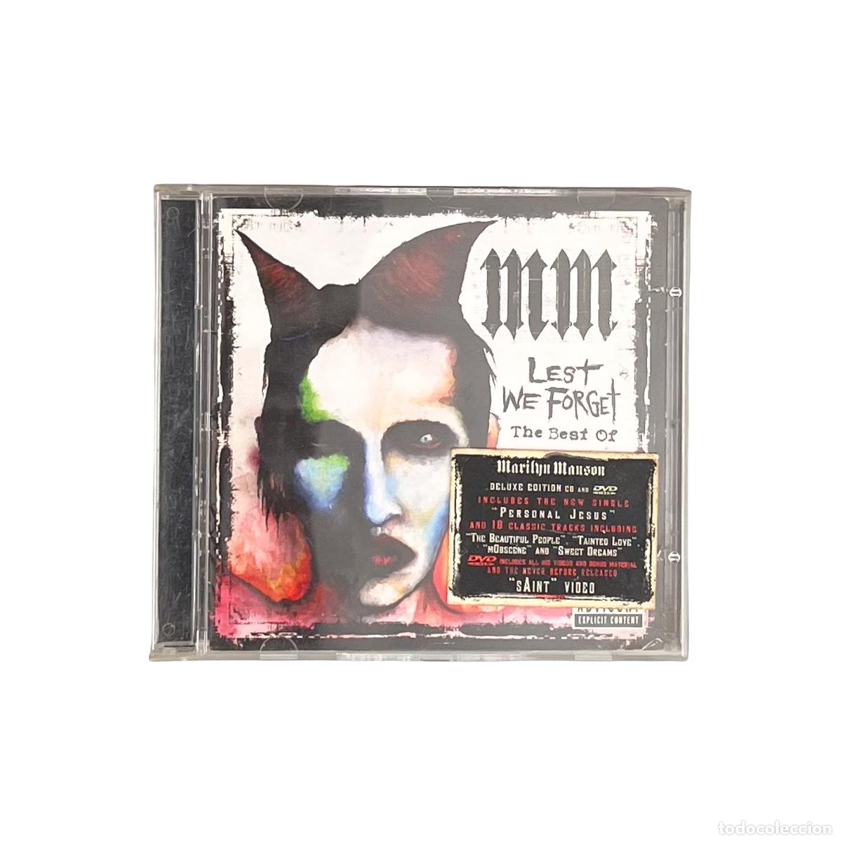 CDs de Musique: CD+DVD. Marilyn Manson. Lest We Forget - The Best Of ( VG+/VG+)