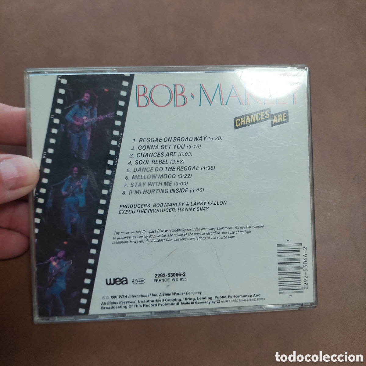 CDs de m&uacute;sica: CD Bob Marley. Chances are - Foto 2