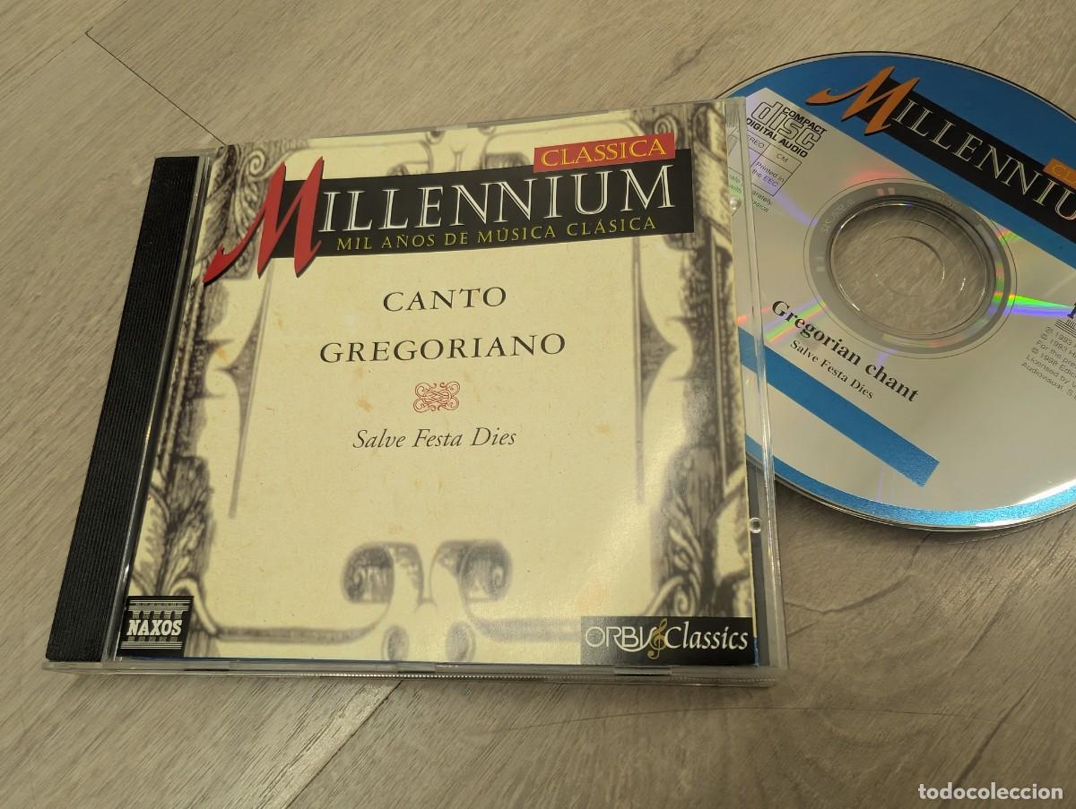 CDs de m&uacute;sica: MILLENNIUM - CANTO GRGORIANO - SALVE FESTA DIES ..CD DE ORBIS CLASSICS - 1993 - 7 PARTES